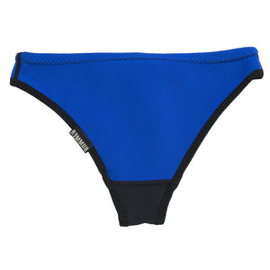 COBALT BLUE NEOPRENE BIKINI BOTTOM