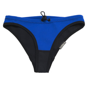 COBALT BLUE NEOPRENE BIKINI BOTTOM